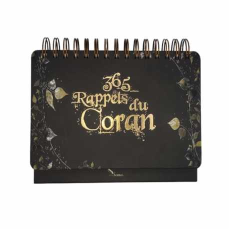 365 Rappels Du Coran - Calendrier Chevalet Noir - Editions Sana - Librairie Al Minhaj
