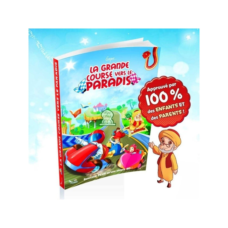 La Grande Course Vers Le Paradis - Bande Dessinée & Jeux Éducatifs - Sana Kids - Librairie Al Minhaj