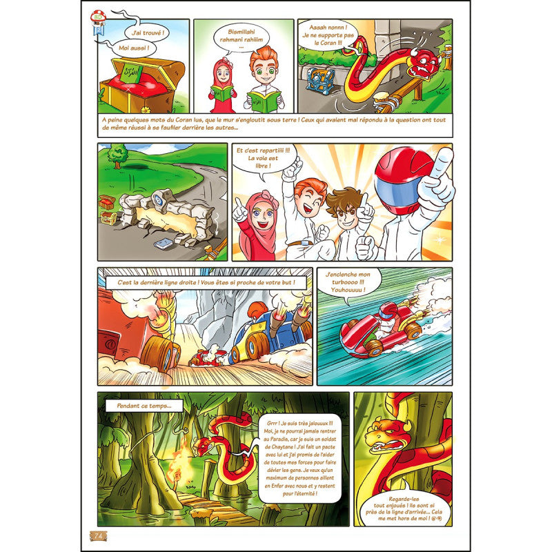 La Grande Course Vers Le Paradis - Bande Dessinée & Jeux Éducatifs - Sana Kids - Librairie Al Minhaj