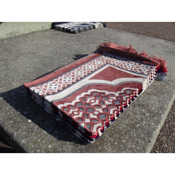 Tapis de Prière - Contour Géométrique - Couleur Terracotta