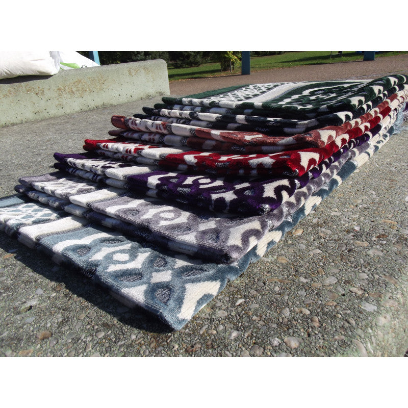 Tapis de Prière - Contour Géométrique - Couleur Violet