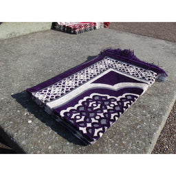 Tapis de Prière - Contour Géométrique - Couleur Violet