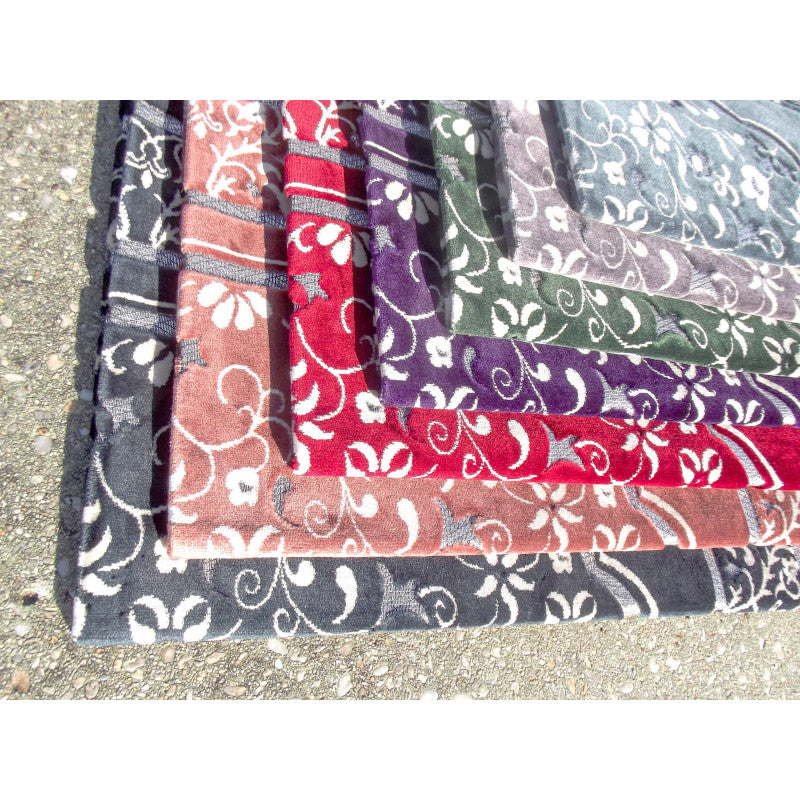 Tapis de Prière - Motif Jardin - Couleur Violet - Librairie Al Minhaj