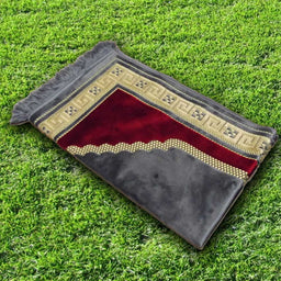 Tapis de Prière - Sahara - Couleur Bleu Ardoise - Librairie Al Minhaj