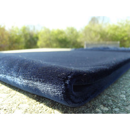 Tapis De Prière Velours Luxe Couleur Unie - BLEU MARINE