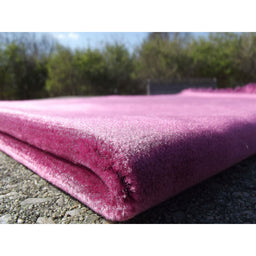 Tapis De Prière Velours Luxe Couleur Unie - ROSE TAMATIA