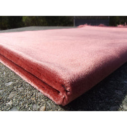 Tapis De Prière Velours Luxe Couleur Unie - TERRACOTTA - Librairie Al Huda