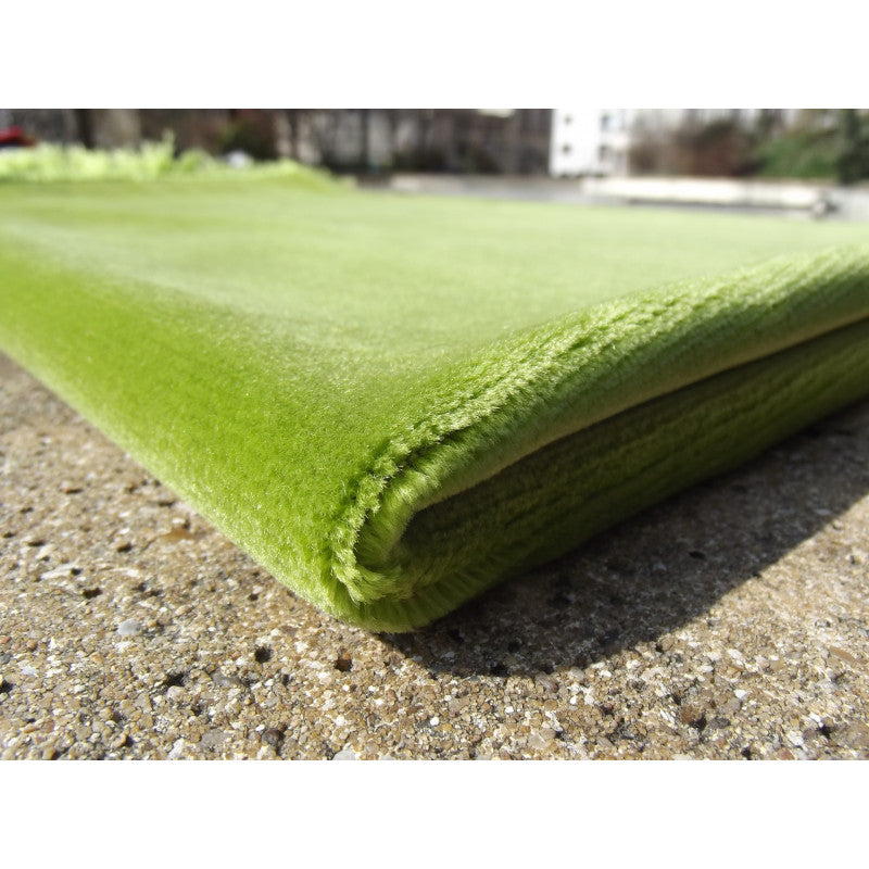 Tapis De Prière Velours Luxe Couleur Unie - VERT PASTEL