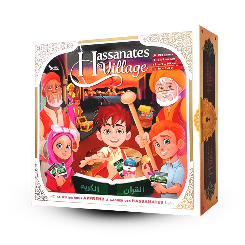 Jeu de Société Hassanates Village (De 7 à 99 ans) - SANA Kids - Librairie Al Minhaj