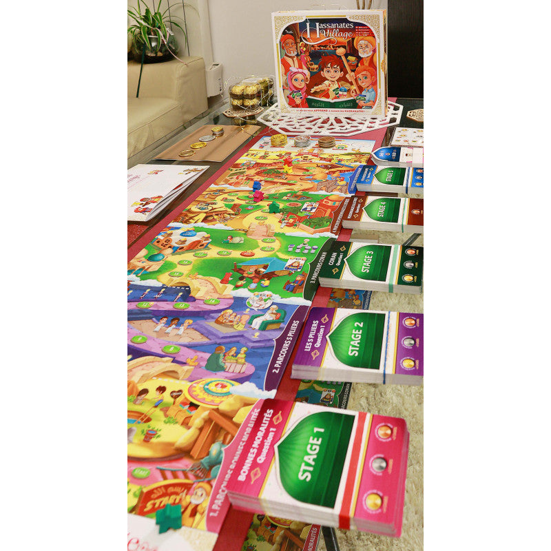 Jeu de Société Hassanates Village (De 7 à 99 ans) - SANA Kids - Librairie Al Minhaj