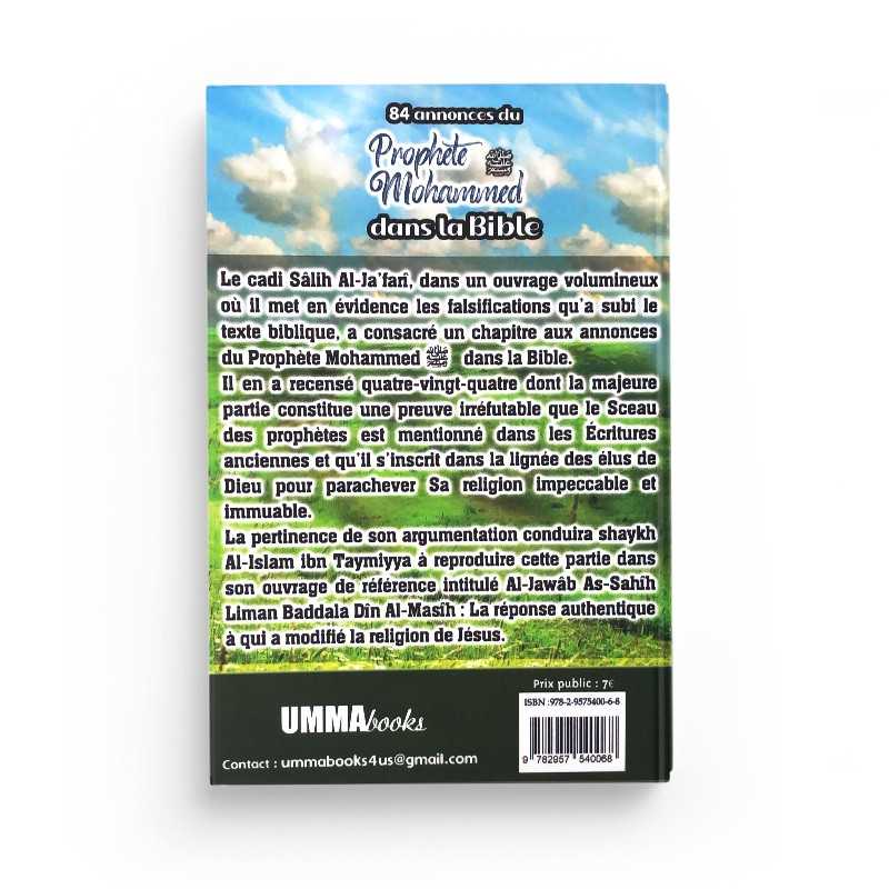84 Annonces du Prophète Mohammed dans la Bible - UmmaBooks - Librairie Al Minhaj